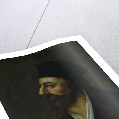 Portrait of John Hus, 17th century by Anonymous