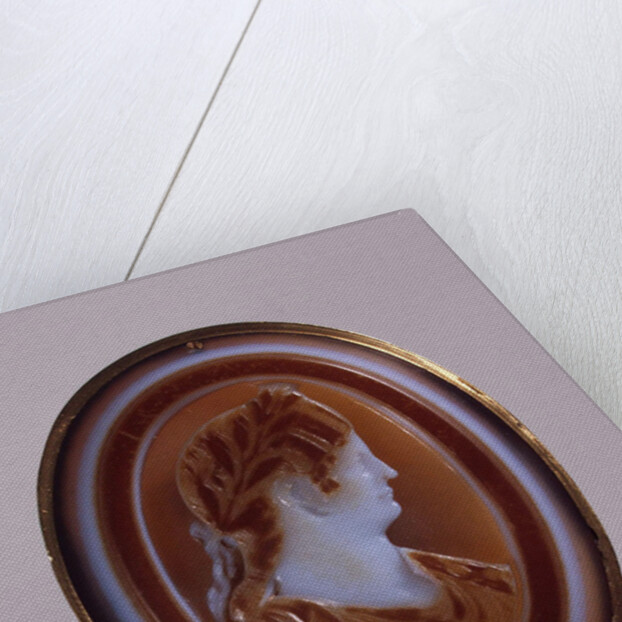 Portrait of Agrippina the Younger (Agrippina Minor), Wife of the Emperor Claudius. Cameo, Mid of 1st by Classical Antiquities