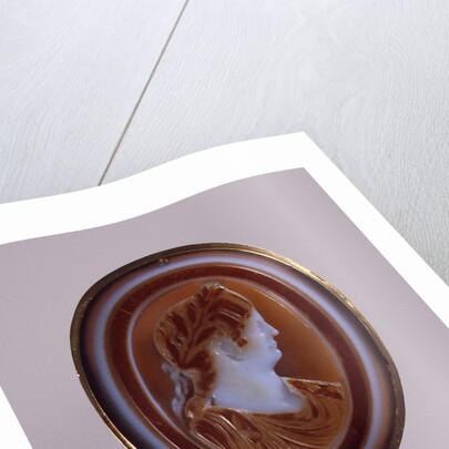 Portrait of Agrippina the Younger (Agrippina Minor), Wife of the Emperor Claudius. Cameo, Mid of 1st by Classical Antiquities