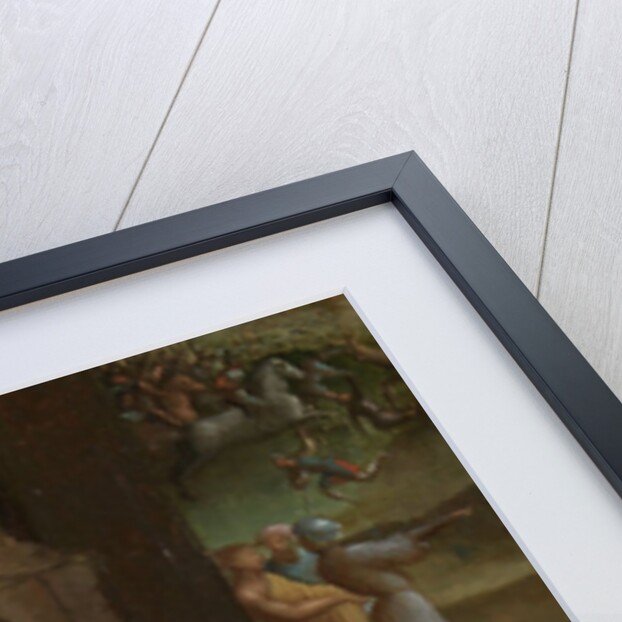 Saul and the Witch of Endor. Detail: Grimoire, 1526 by Jacob Cornelisz van Oostsanen