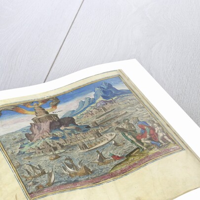 The Lighthouse at Alexandria by Philipp Galle