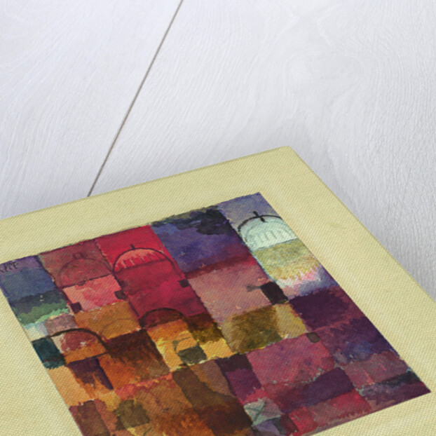 Red and White Domes, 1914 by Paul Klee