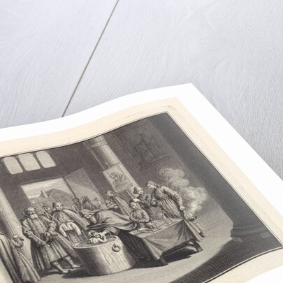 Infant Baptism in Russia, 1732 by Bernard Picart