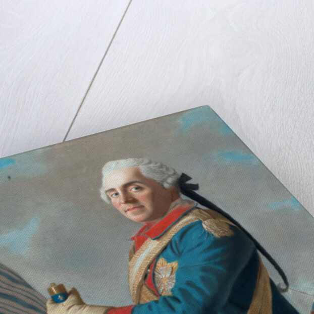 Portrait of Maurice de Saxe (1696?1750), Marshal of France, 1748 by Jean-Étienne Liotard