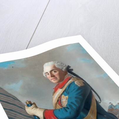 Portrait of Maurice de Saxe (1696?1750), Marshal of France, 1748 by Jean-Étienne Liotard
