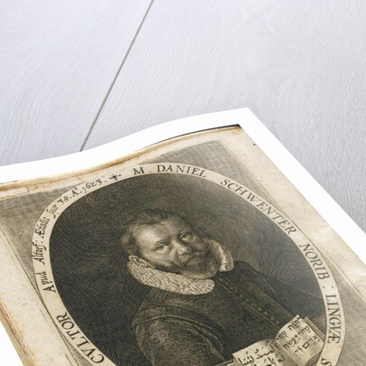 Portrait of Daniel Schwenter by Lucas Kilian