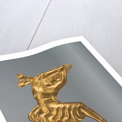 Gold plaque in the form of a dancing woman, 330-300 BC by Ancient jewelry