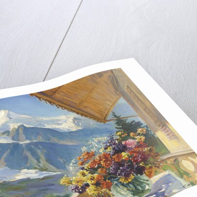 Mont Blanc by Konstantin Alexandrovich Veshchilov