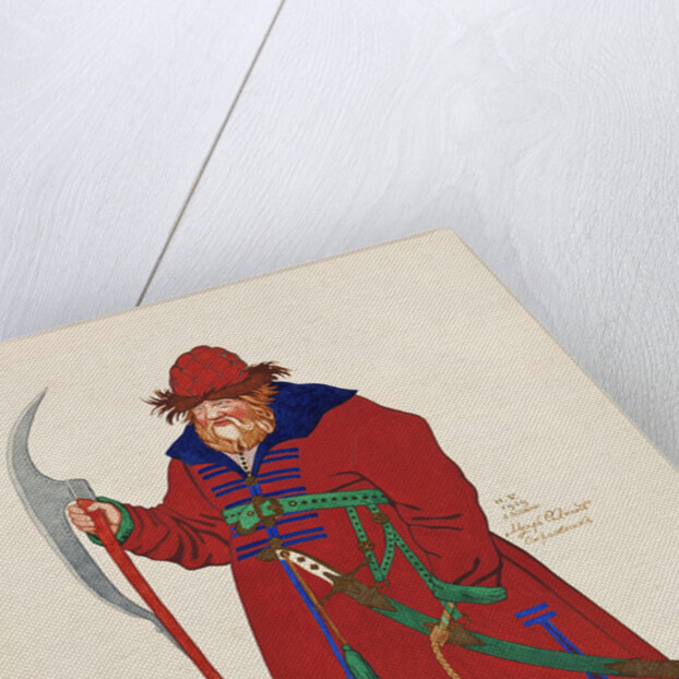 Costume design for the opera The Tale of Tsar Saltan by N. Rimsky-Korsakov, 1929 by Ivan Yakovlevich Bilibin