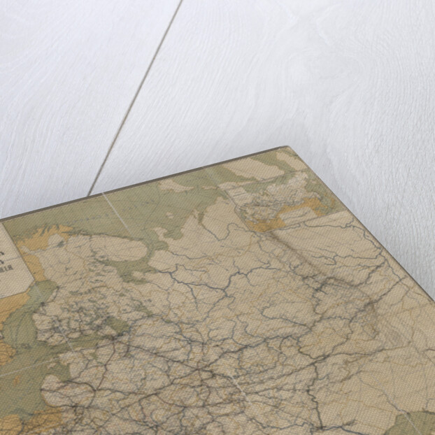 Map of Roads, Railroads and Inland Waterways of the Russian Empire, 1893, 1893 by Anonymous master