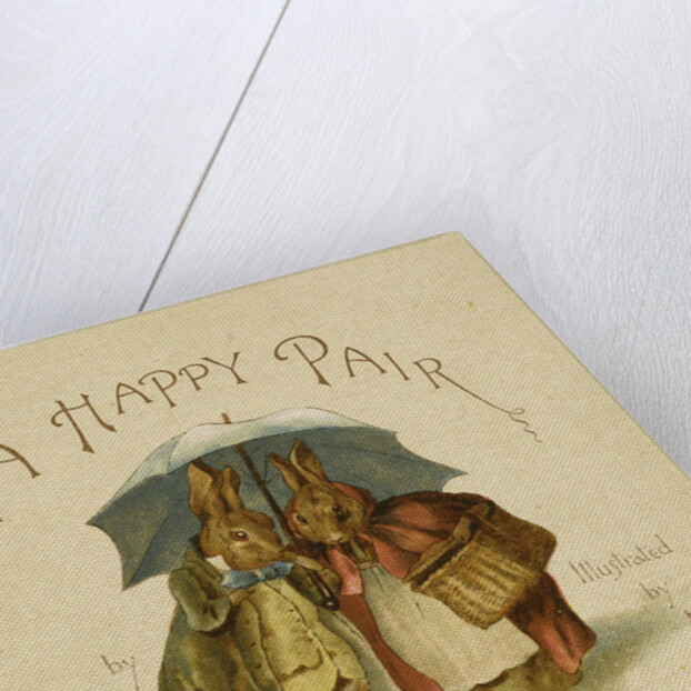 Illustration to A Happy Pair by Frederick Weatherly, 1890 by Helen Beatrix Potter