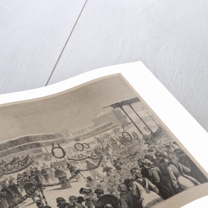 Funeral procession of the author Fyodor M. Dostoevsky on February 12, 1881, 1881 by Arnold Karl Baldinger