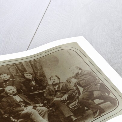 Sovremennik: Ivan Goncharov, Ivan Turgenev, Leo Tolstoy, Dmitri Grigorovich, Alexander Druzhinin and by Sergei Lvovich Levitsky