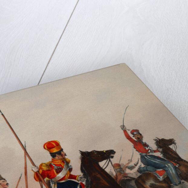 The Crimean Tatar Life Guard Squadron, 1840s by Heinrich Ambros Eckert