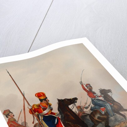 The Crimean Tatar Life Guard Squadron, 1840s by Heinrich Ambros Eckert