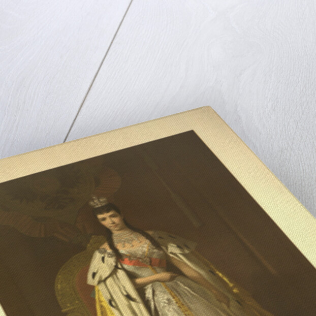 Coronation Portrait of Empress Maria Feodorovna, Princess Dagmar of Denmark by Ivan Nikolayevich Kramskoi