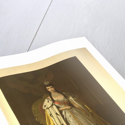 Coronation Portrait of Empress Maria Feodorovna, Princess Dagmar of Denmark by Ivan Nikolayevich Kramskoi