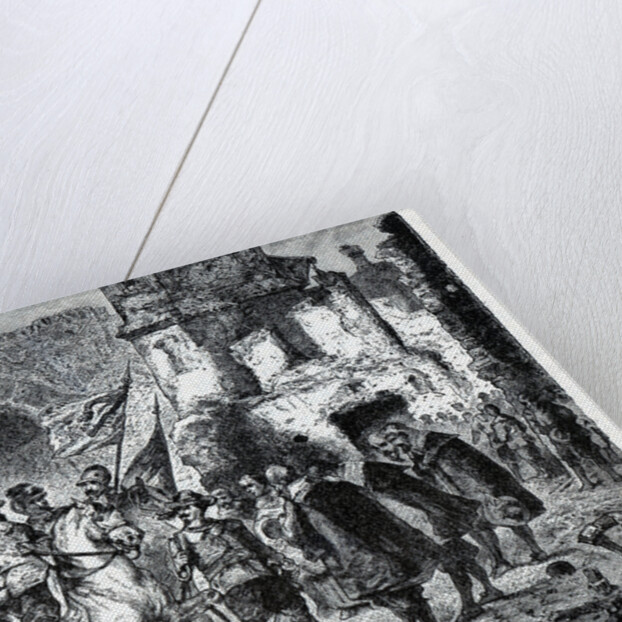 Bernhard of Weimar entering Breisach, 1882 by Anonymous