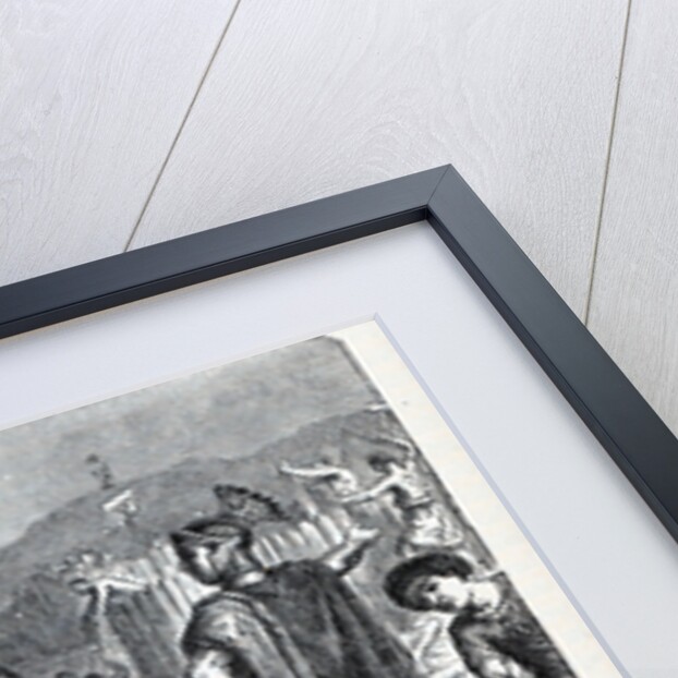 Interview between Julian and Frankish Chiefs, 1882 by Gottlob Heinrich Leutemann