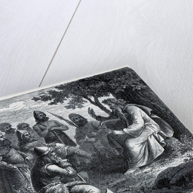 A Bard Reciting to Northmen, 1882 by Anonymous