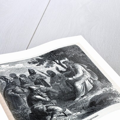 A Bard Reciting to Northmen, 1882 by Anonymous