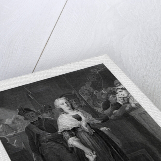 Marie Antoinette Leaving Convention After Sentence, 1882 by Anonymous
