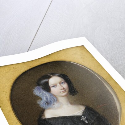 Duchess Helene of Mecklenburg-Schwerin, later Duchess of Orléans, ca 1835 by François Meuret