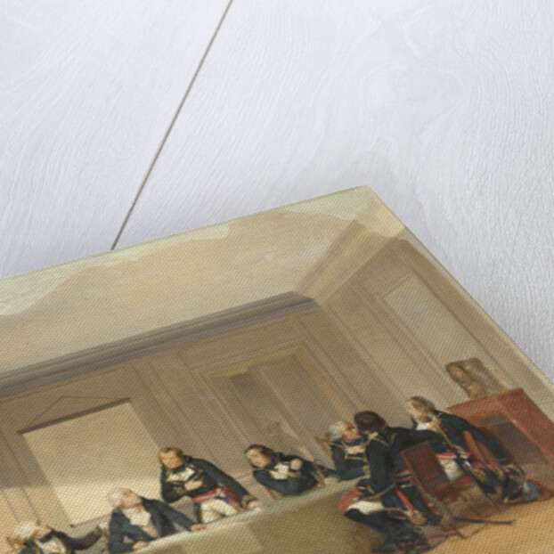 The war council at Courtrai on June 26, 1792 by Anonymous