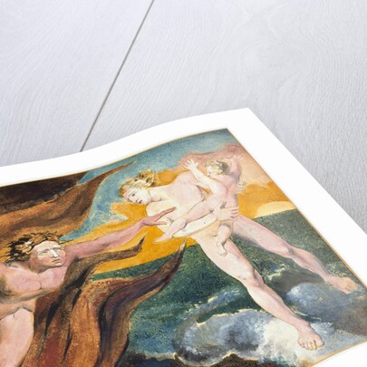 The Good and Evil Angels Struggling for Possession of a Child, 1795 by William Blake