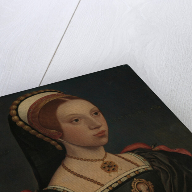 Portrait of a Young Woman (Catherine Howard), ca. 1540-1545 by Workshop of Hans Holbein the Younger