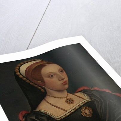 Portrait of a Young Woman (Catherine Howard), ca. 1540-1545 by Workshop of Hans Holbein the Younger