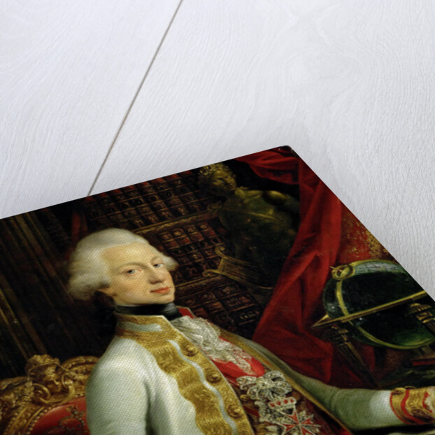 Grandduke Ferdinand III of Tuscany sitting in his library, 1797 by Joseph Dorffmeister