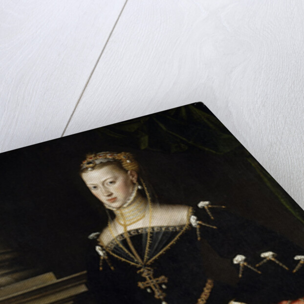 Portrait of Archduchess Maria of Austria, Holy Roman Empress, 1551 by Antonis Mor