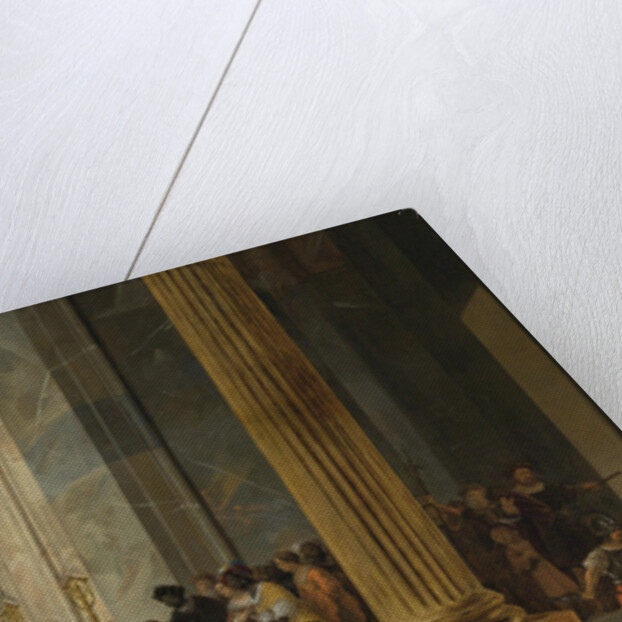 The Queen of Sheba before the Temple of King Solomon in Jerusalem, ca 1630-1634 by Salomon de Bray