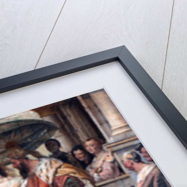 The envoys of the Caliph Harun al-Rashid offering a clock to Charlemagne, 1660 by Jacob Jordaens
