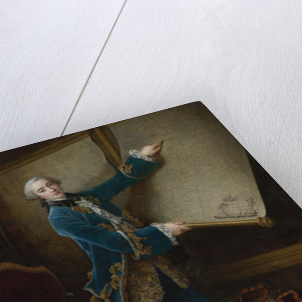 Portrait of the Comte de Vaudreuil by François-Hubert Drouais