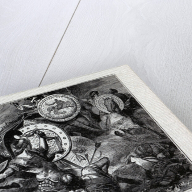 Epaminondas Rescues Pelopidas, 1882 by Hermann Vogel