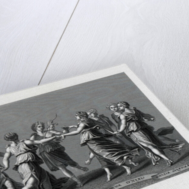 Apollo and the Muses (after Giulio Romano), 1882 by Anonymous