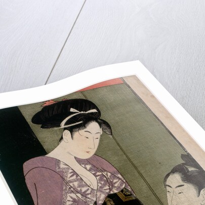 Mosquito Net, ca 1797 by Kitagawa Utamaro