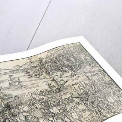 Illustration from Peregrinatio in terram sanctam (Journey to the Holy Land) by Bernhard von Breidenb by Erhard Reuwich
