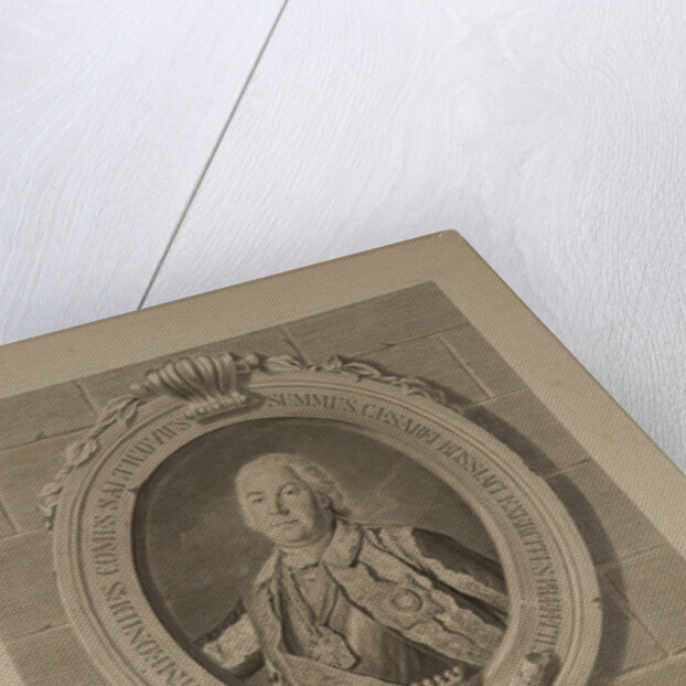 Portrait of Count Pyotr Semyonovich Saltykov (1697?1772), 1761 by Dmitry Fyodorovich Gerasimov