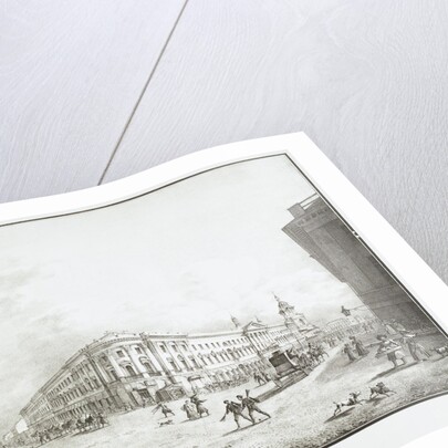 View of Sadovaya Street in Saint Petersburg, Mid of the 19th century by Karl Petrovich Beggrov