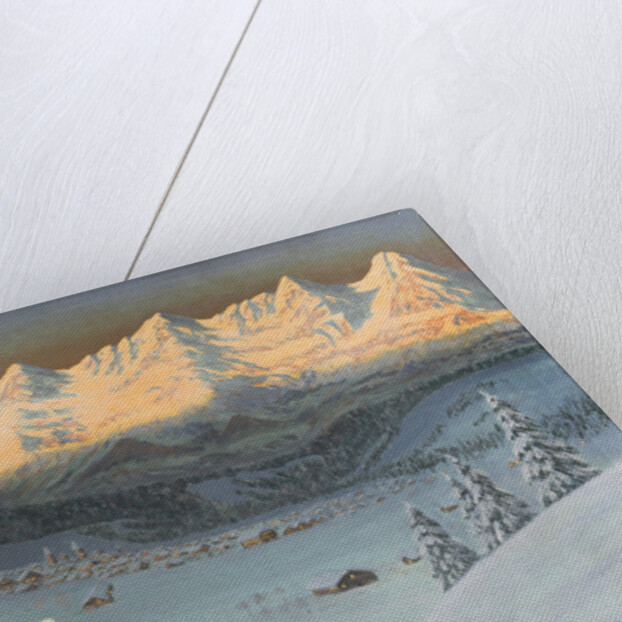 Winter Landscape by Konstantin Alexandrovich Veshchilov