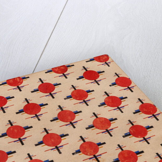 Suprematist Pattern. Fabric design, ca 1921 by Ilya Grigoryevich Chashnik