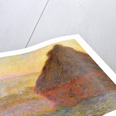 Grainstack (Sunset), 1891 by Anonymous