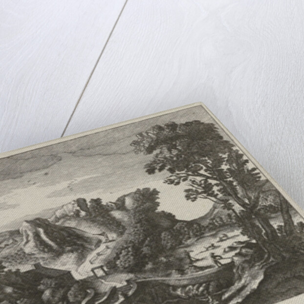 Anthropomorphic landscape in the form of a mans head, c. 1617 by Anonymous