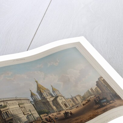The Church of the Annunciation of the Life Guard Mounted regiment in Saint Petersburg, 1840s by Anonymous