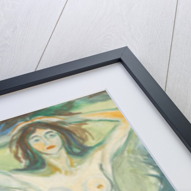 Standing Nude Against Blue Blackground, 1925-1930 by Anonymous