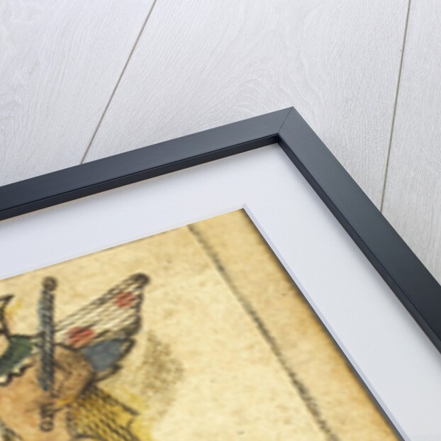 La Roue de Fortune (Wheel of Fortune), Tarot card, Early 18th cen by Anonymous