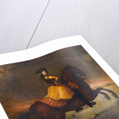 Portrait of the King Charles XII of Sweden by Anonymous